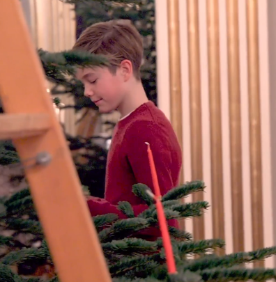 Danish royal family Christmas tree video