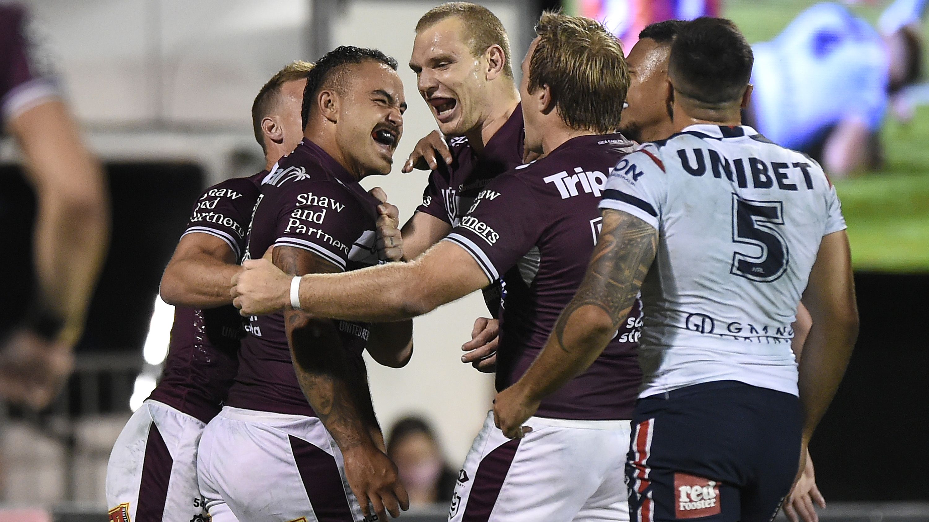 Contract revelation as Sea Eagles thrash Roosters