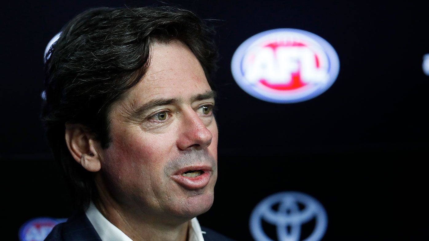 AFL CEO Gillon McLachlan impressed by virtual crowd noise in NRL's return