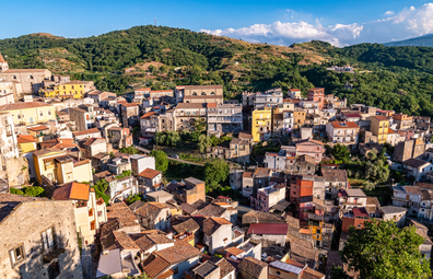 Panoramic view of Castiglione di Sicilia