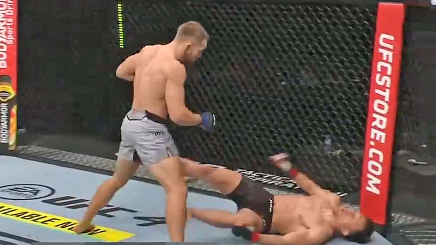 'That was murder': Kiwi Shane Young knocked out by 'brutal' Ludovit Klein kick in UFC debut