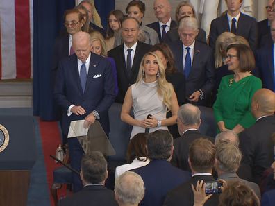 Donald Trump inauguration: Carrie Underwood’s performance rocked by technical issues with microphone