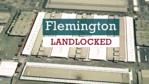 Farmers argue the Flemington site is "landlocked". (9NEWS)