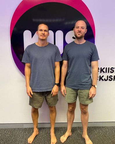 Will McMahon and Woody Whitelaw from KIIS FM's Will & Woody radio show