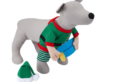 Kmart's surfing dog outfit for Christmas