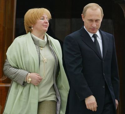 President Vladimir Putin and his wife Ludmilla