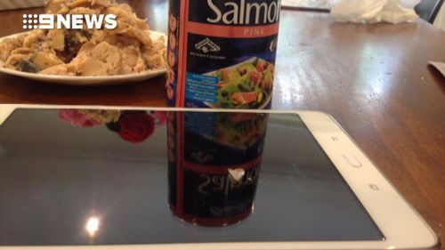 Woman 'finds glass’ inside canned Aldi salmon being fed to puppy 