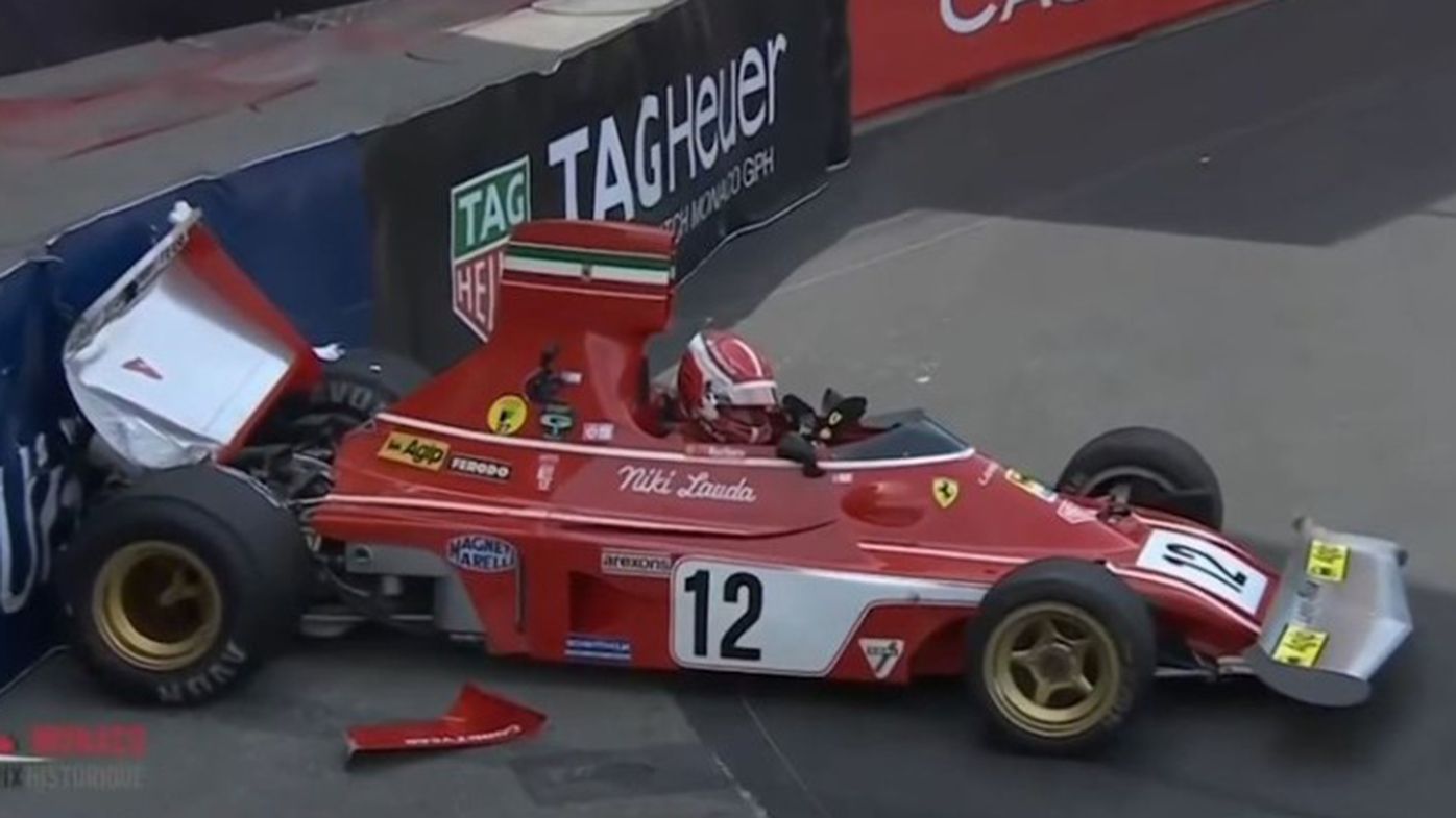 'Scared' Charles Leclerc red-faced after crashing iconic ex-Niki Lauda Ferrari