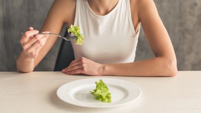 Woman went vegan to hide her anorexia