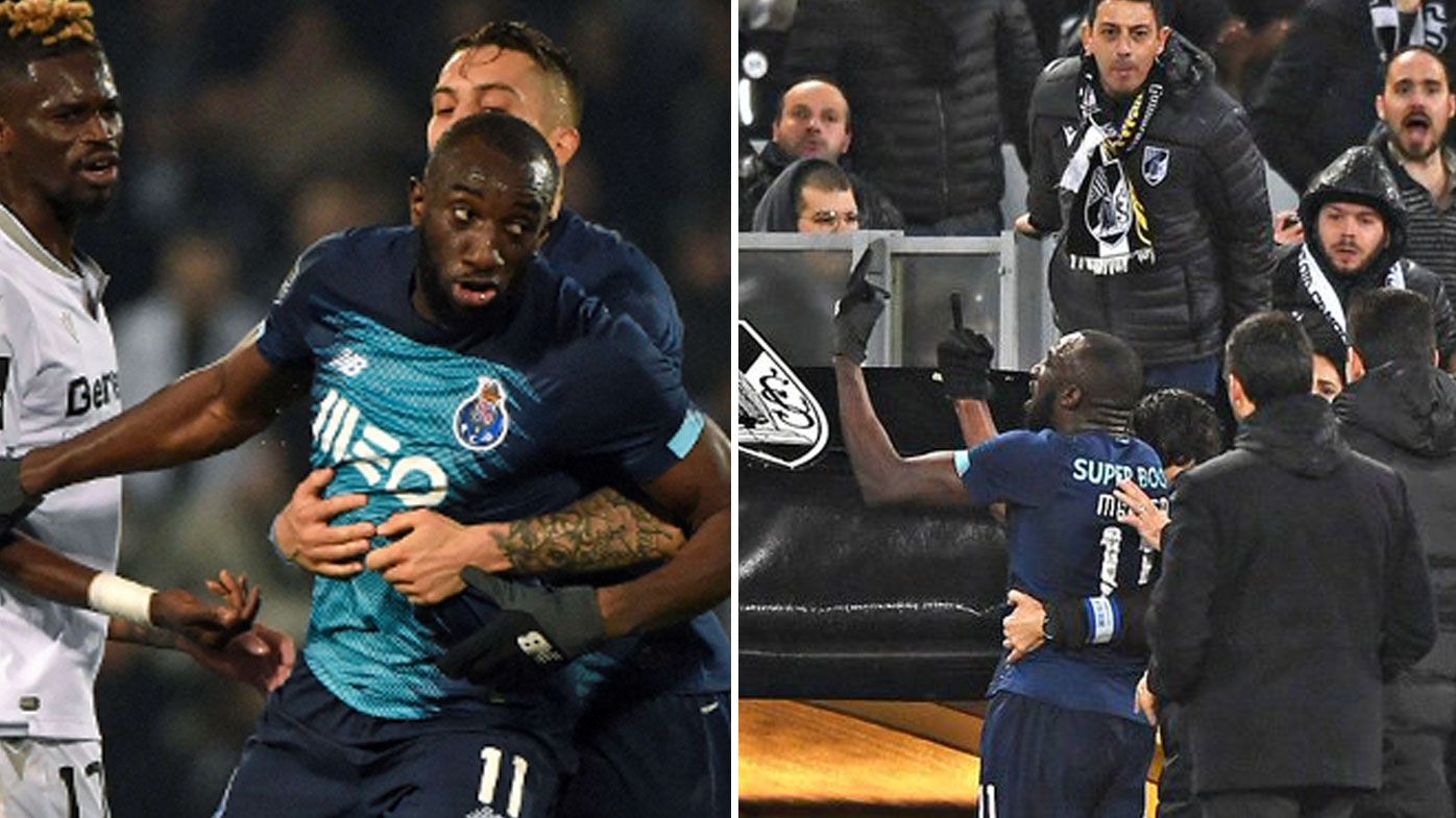 FC Porto striker Moussa Marega walks off after copping racist abuse