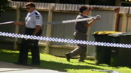 Police at the scene in Cairns in May 1996. (9NEWS)