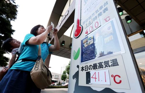 Temperatures hit a new record in parts of Japan. (AP).