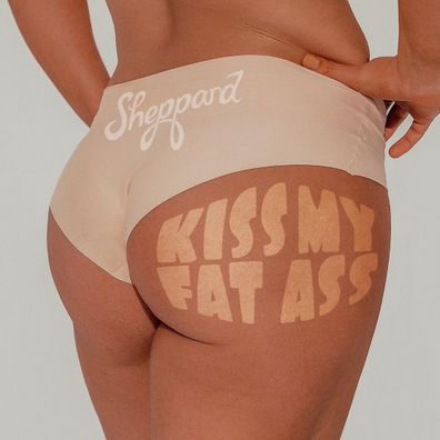 The cover art for the single Kiss My Fat Ass
