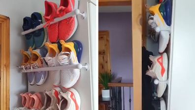 The TikTok Hack That'll Create A Shoe Rack In A Closet