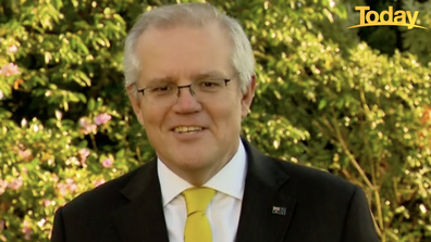 Scott Morrison sent a message to his wife Jenny, revealing they have been separated due to Sydney's lockdown.