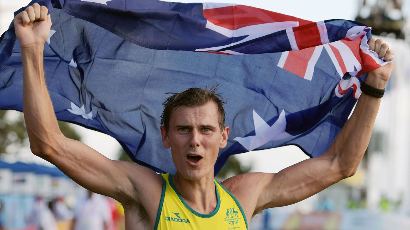 Australian Dane Bird-Smith wins gold medal in 20km walk at Commonwealth Games