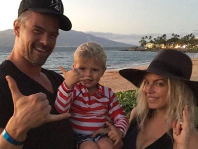 Josh Duhamel, Fergie and Axl Duhamel