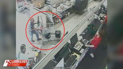 Security video captured Klaus Andres pushing a trolley with 20 litres of acid in it.