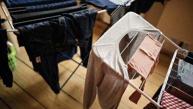 laundry drying indoors