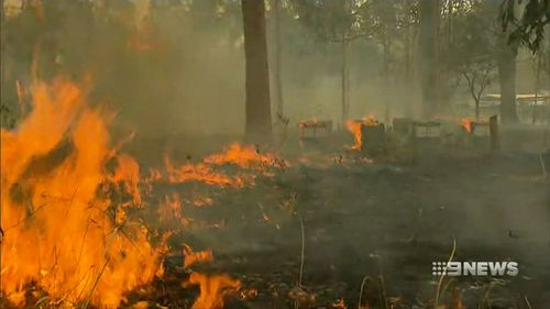 Conditions are worsening around Tenterfield and changing winds around Tingha tested fire services.