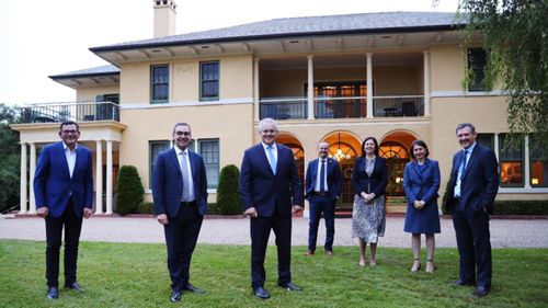 Scott Morrison Shares Photos As State And Territory Leaders Gather Ahead Of Final National Cabinet Meeting For The Year