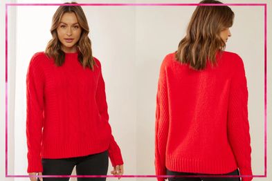 9PR: Sienna Cable Knit Jumper