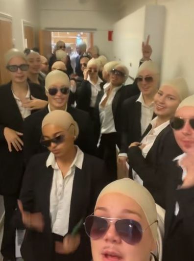 Fans dress up as Pitbull for his concert in the UK