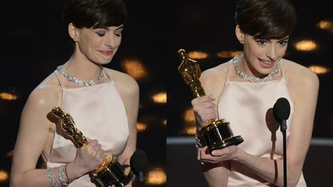 Anne Hathaway upset over claims Oscars speech was 'pre-rehearsed' to be more 'likeable'