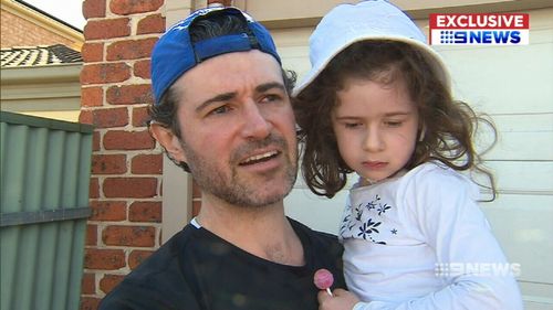 Adelaide father Luke Turton told 9NEWS of his split-second decision that saved his two daughters' lives in a frightening car collision today.