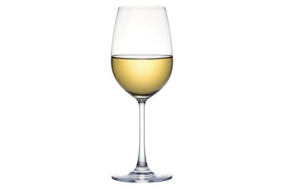 Chardonnay (white
wine): 80 percent of a glass is 100 calories