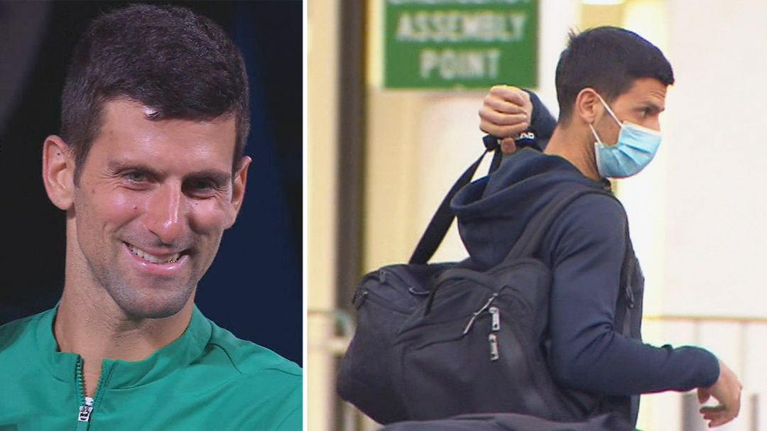 Novak Djokovic's visa cancelled as Serbian star faces deportation from Australia