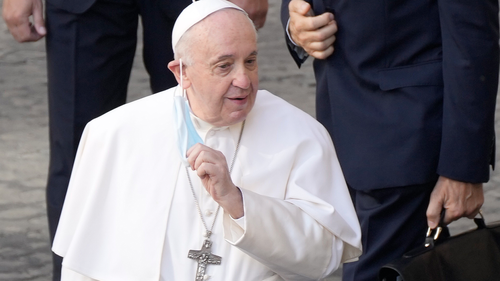 Al Papa Francisco le extirparon parte del pulmón cuando era joven.  (Foto AP / Gregorio Borgia)