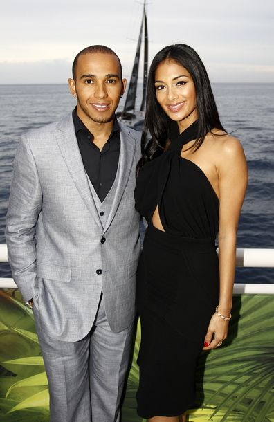 Lewis Hamilton and Nicole Scherzinger