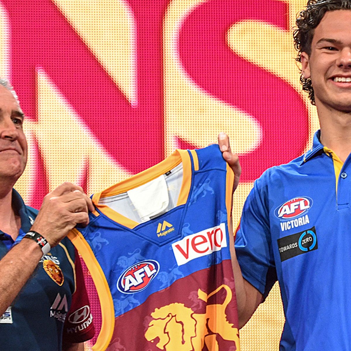 Brisbane Lions snap up Cameron Rayner with No1 AFL draft pick, AFL