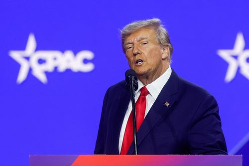 Former US President Donald Trump attends the Conservative Political Action Conference (CPAC) at Gaylord National Convention Center in National Harbor, Maryland, US, March 4, 2023. 