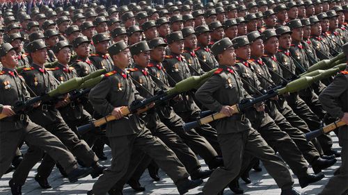 North Korea is suspected of supplying grenade launchers like these to Hamas.