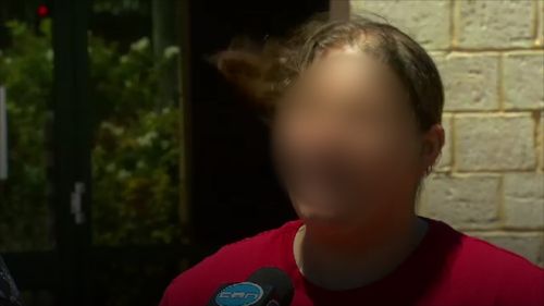 One of the women was left with a large gash on her forehead. (9NEWS)