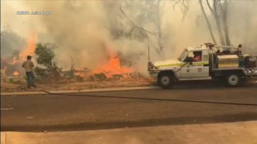 It's believed at least four homes have been lost.