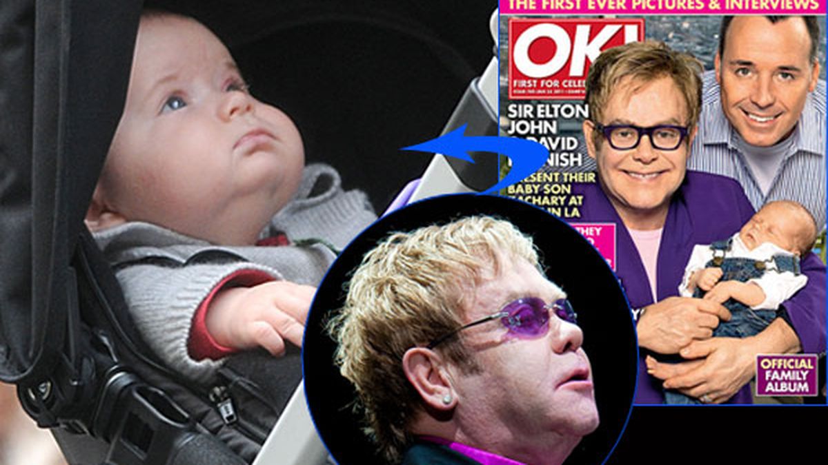 Who's your daddy? Elton John's baby looks just like him - 9Celebrity