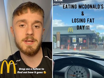 Personal trainer reveals how he 'lost weight' eating McDonald's every day