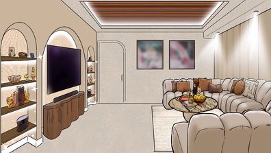 The Block 2025 House 2 rumpus rendor