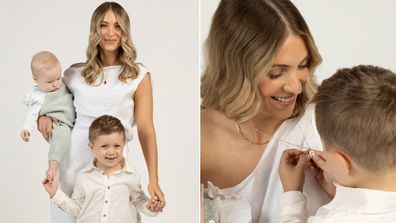 Amelia is one of the faces of Francesca Jewellery's annual Mother's Day campaign.