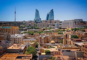 Which city is the capital and largest metropolitan area in Azerbaijan?