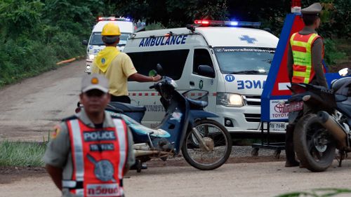 It's is understood Dr Harris was the last to leave the cave. Picture: AAP