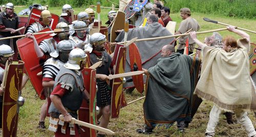 The Battle of the Teutoburg Forest is one of the most famous Germanic battles with the Romans.
