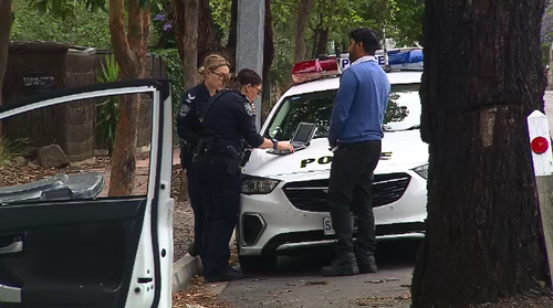 Gagan Singh was working this morning when a man smashed a brick through his taxi's window and threatened him with a screwdriver.