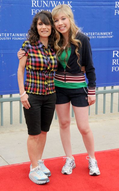 Jennette McCurdy and her Debbie McCurdy attend the 16th Annual EIF Revlon Run/Walk For Women; Held at the Los Angeles Memorial Coliseum on May 9, 2009.