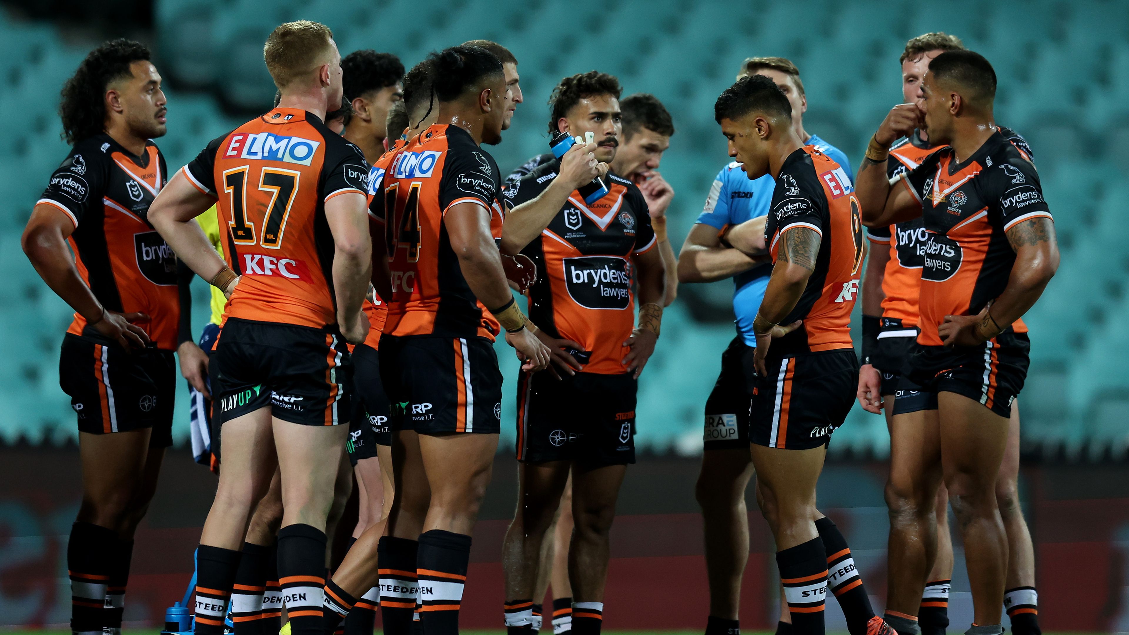 Phil Gould lashes the gap between the NRL's top and bottom teams after Tigers suffer heavy defeat by Roosters