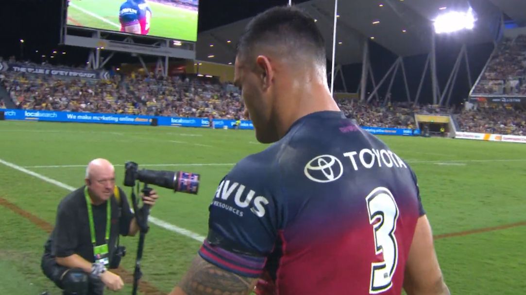 Cowboys skipper Chad Townsend fumes after Valentine Holmes sin binned for hit on Mitchell Moses 