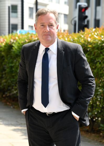 Piers Morgan attends the funeral of Dale Winton at the Old Church, 1 Marylebone Road on May 22, 2018 in London, England.